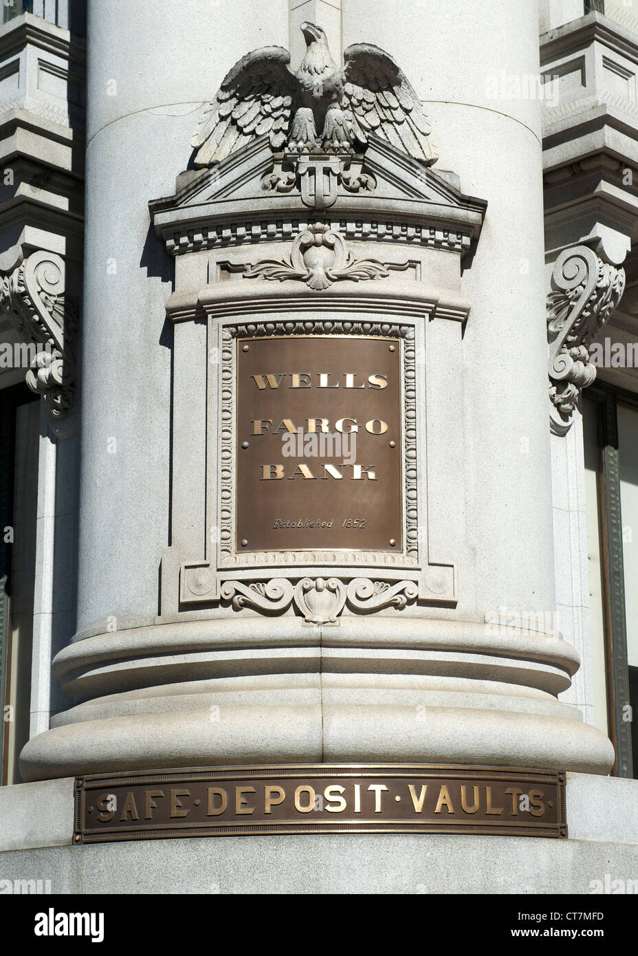 Unione Trust Company edificio (Wells Fargo Bank) a San Francisco, California, Stati Uniti d'America. Foto Stock