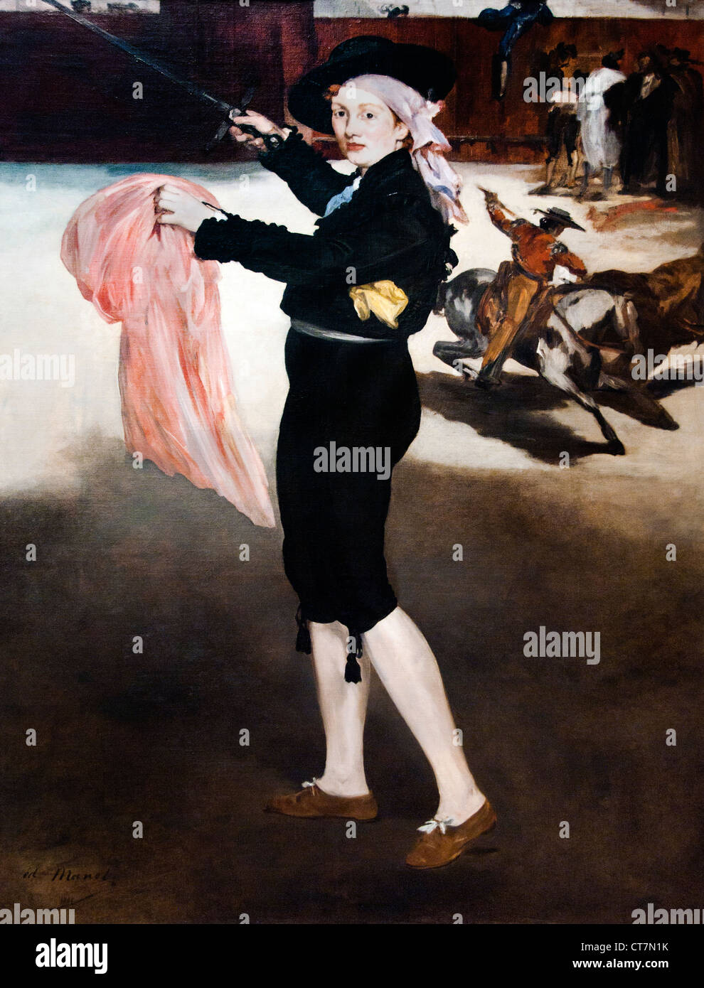 Mademoiselle V. . . In costume di un Espada 1862 Édouard Manet 1832 - 1883 Francia - Francese Foto Stock