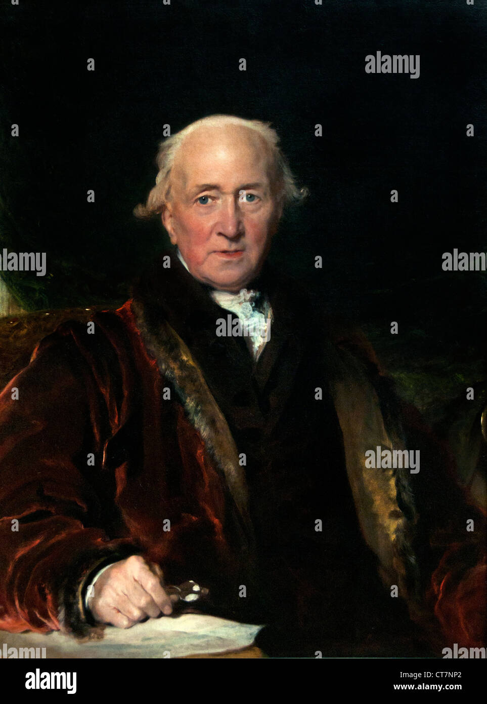 John Julius Angerstein (1736-1823) Sir Thomas Lawrence e Workshop Inglese Regno Unito Foto Stock