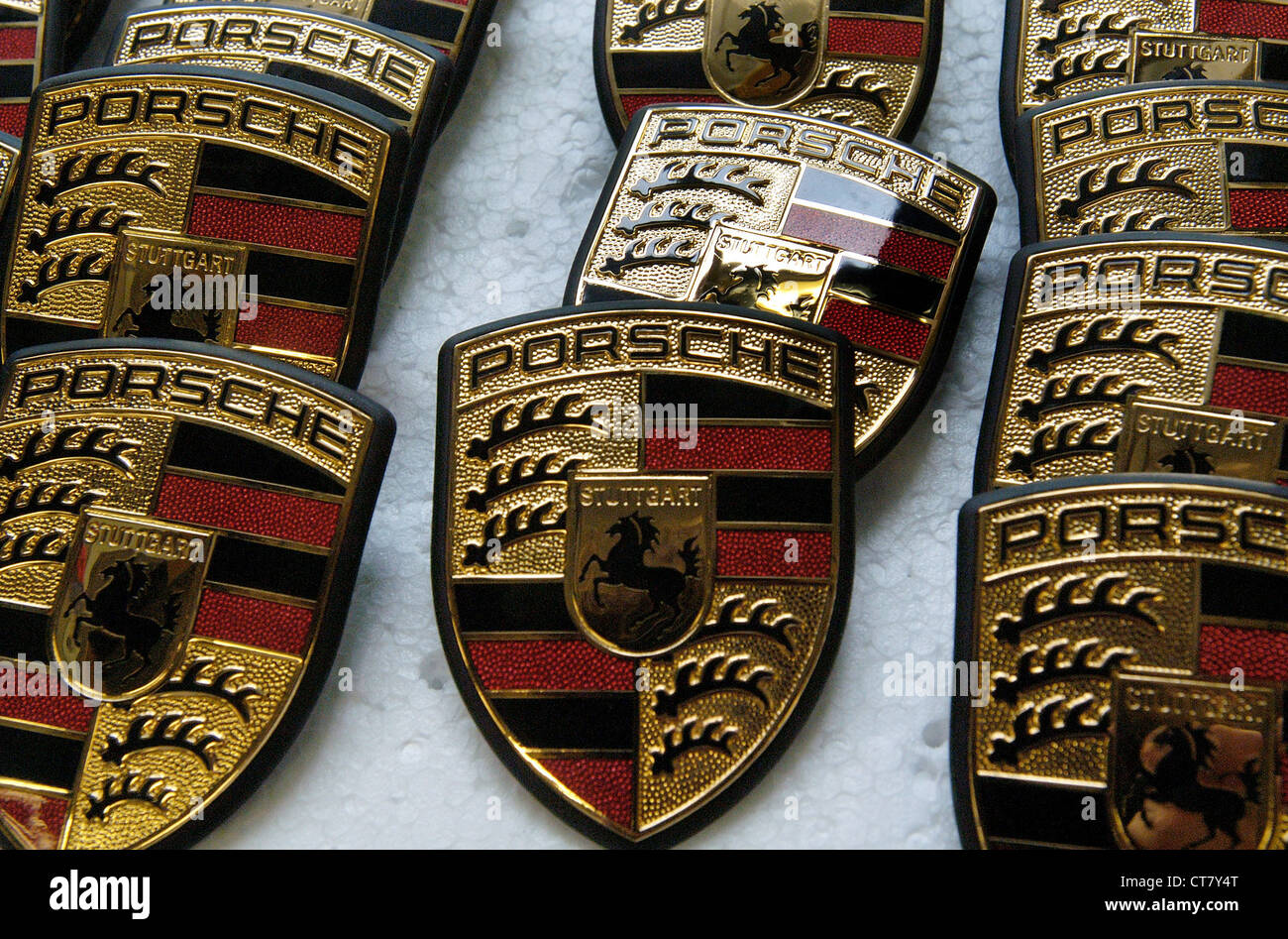 La produzione di Porsche in Zuffenhausen di Stoccarda lo Foto Stock