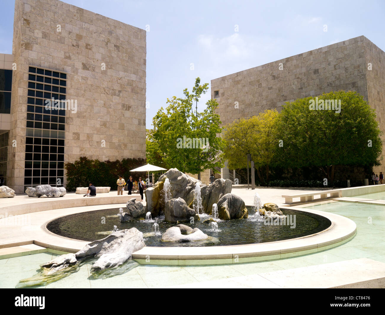 Il Getty Museum in Brentwood, Los Angeles, Califonia Foto Stock