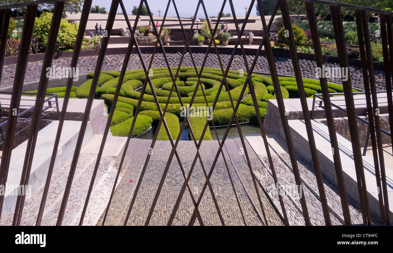 Il Getty Museum in Brentwood, Los Angeles, Califonia Foto Stock