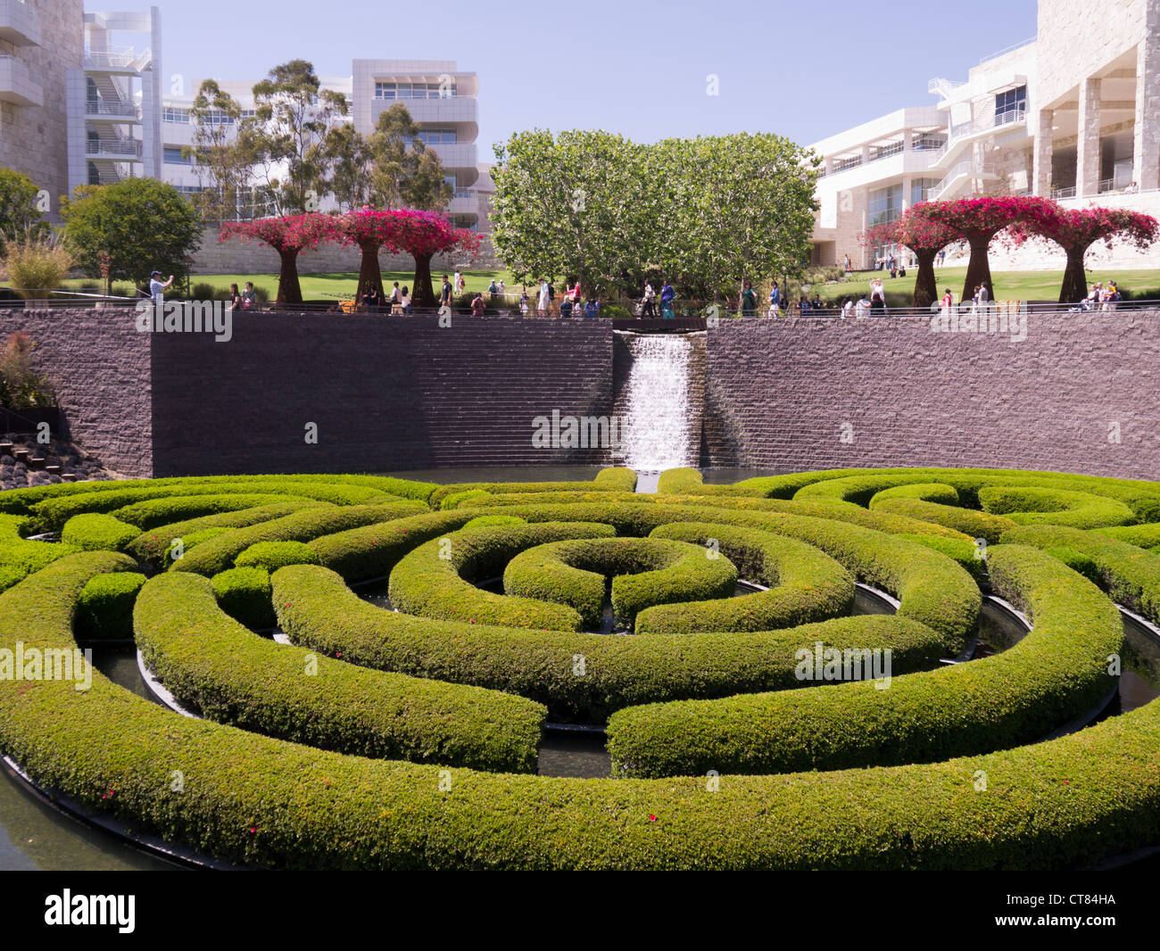 Il Getty Museum in Brentwood, Los Angeles, Califonia Foto Stock