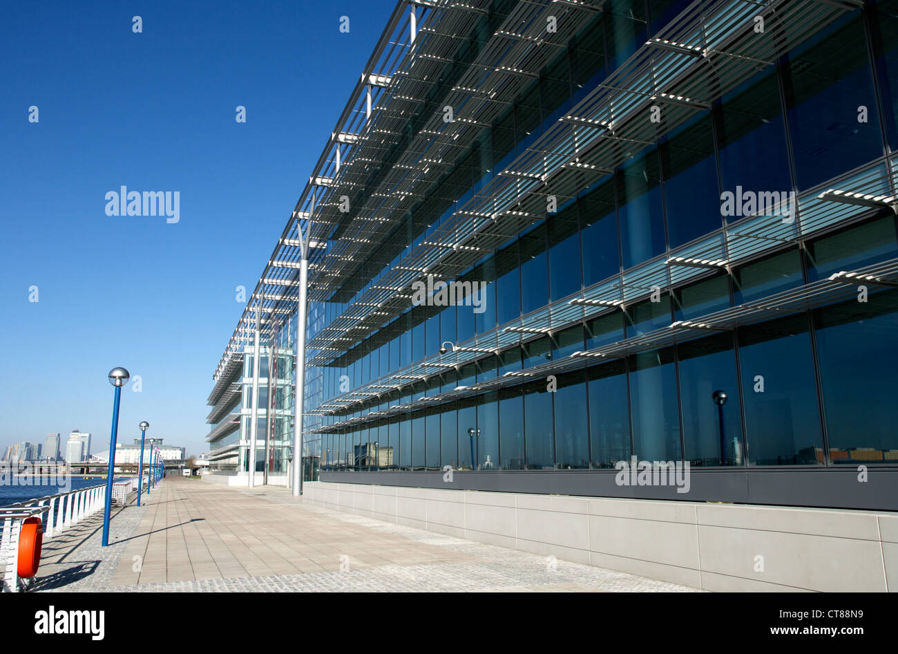 Londra - di nuova costruzione Bueroimmobilie nei Docklands Foto Stock