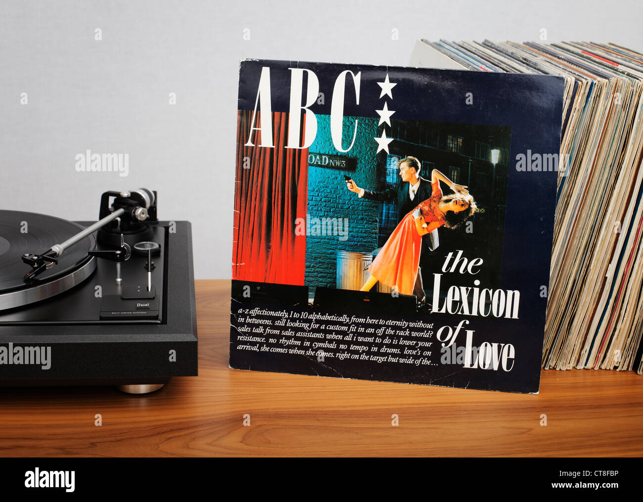 Il lessico dell amore è l'album di debutto da british pop band ABC. Foto Stock