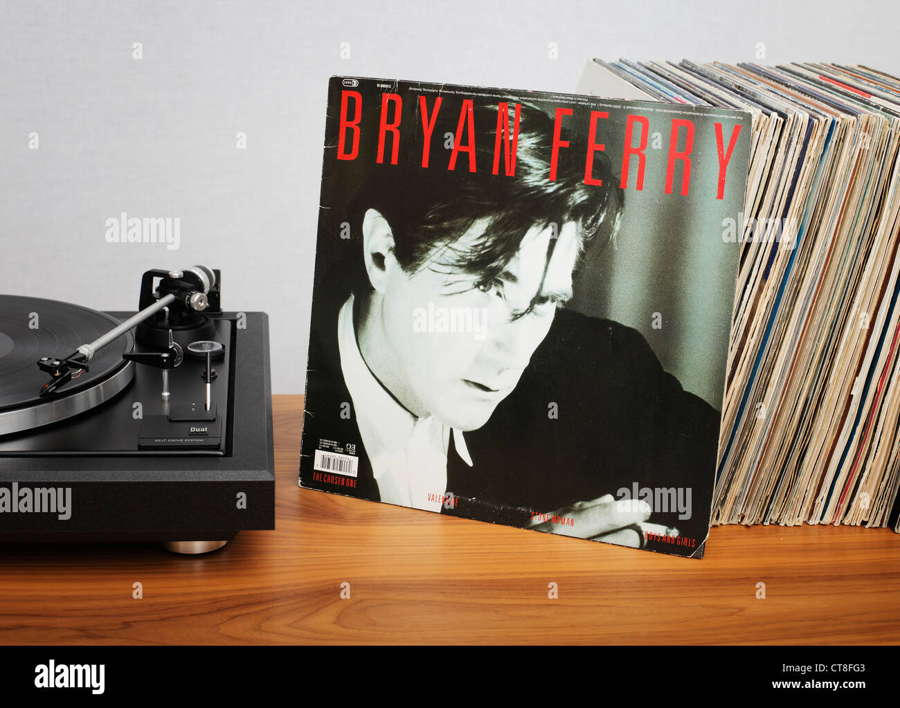 Ragazzi e ragazze è Bryan Ferry è il sesto album solista, rilasciato nel 1985 da EG record. Foto Stock