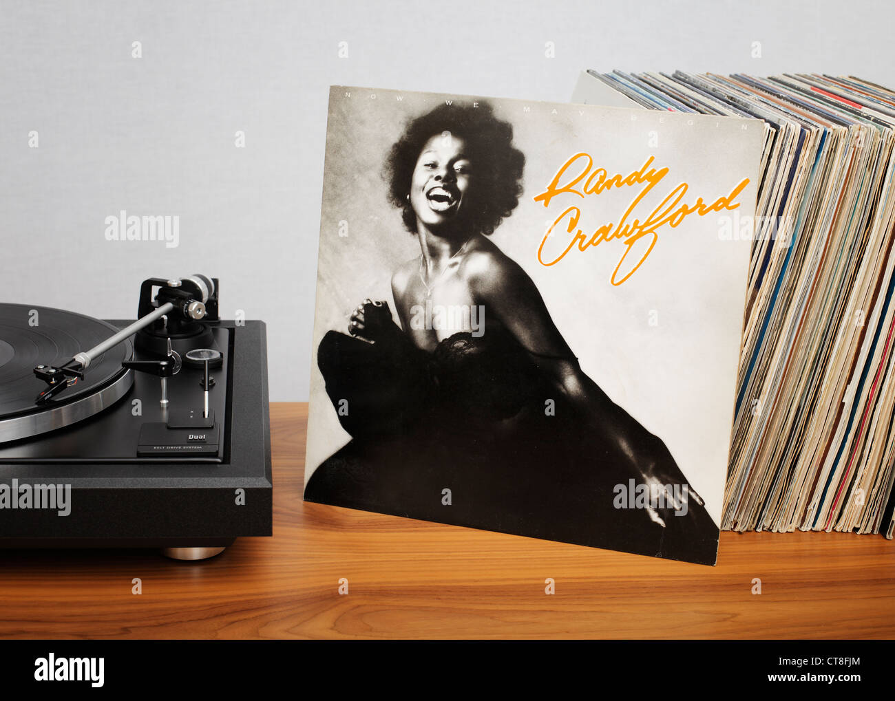 Ora si può iniziare, album in vinile da Randy Crawford, rilasciato nel 1980. Foto Stock