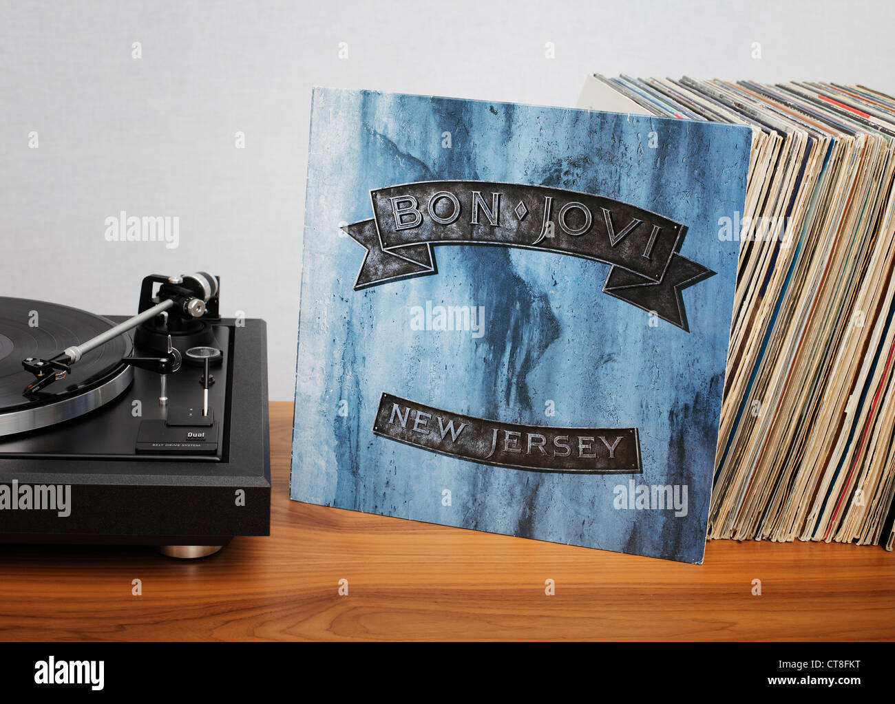 Il New Jersey è Bon Jovi del quarto album, rilasciato il 13 settembre 1988. Foto Stock