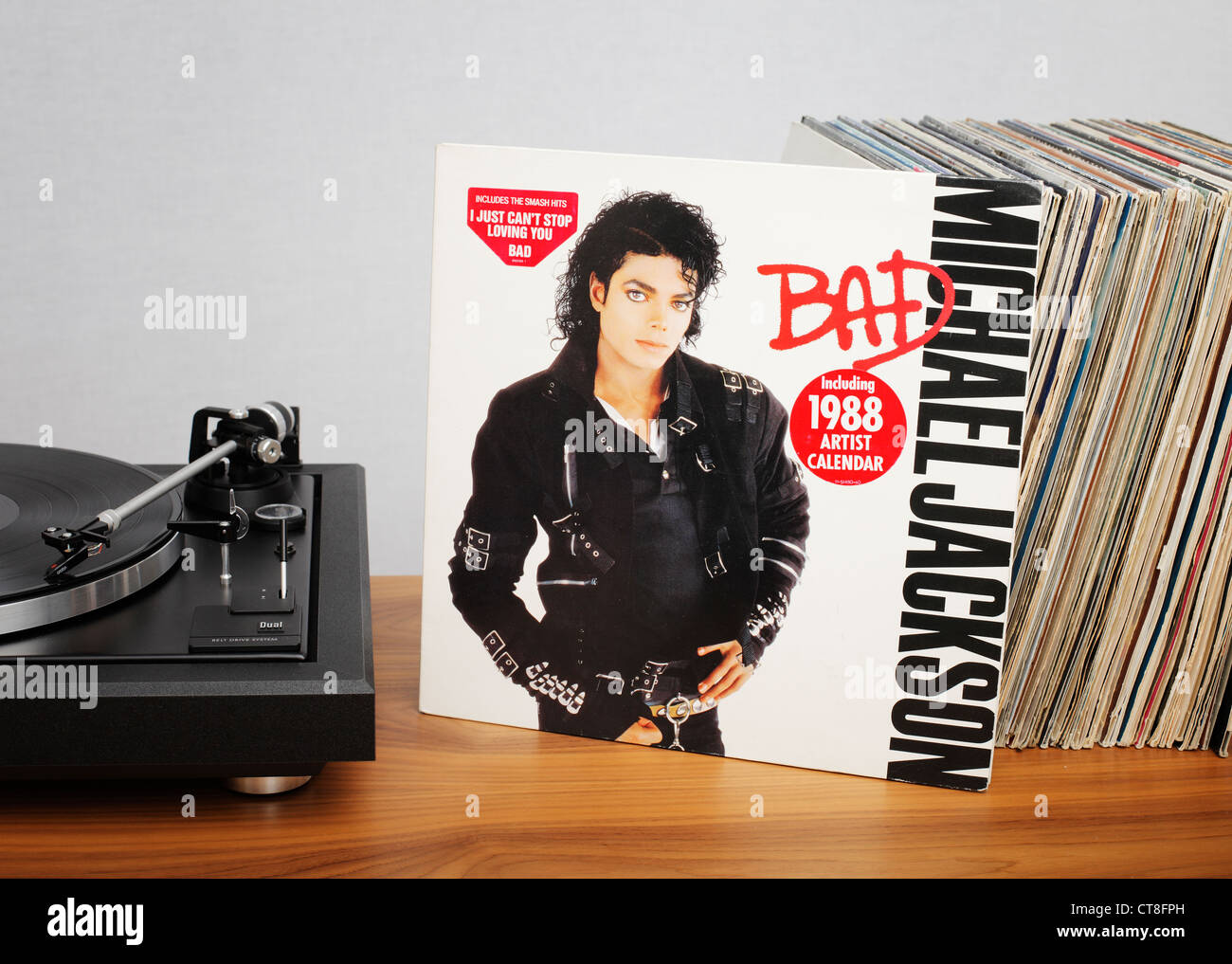 Il male è il settimo album in studio di registrazione americano artista Michael Jackson. L'album è stato rilasciato il 31 agosto 1987. Foto Stock