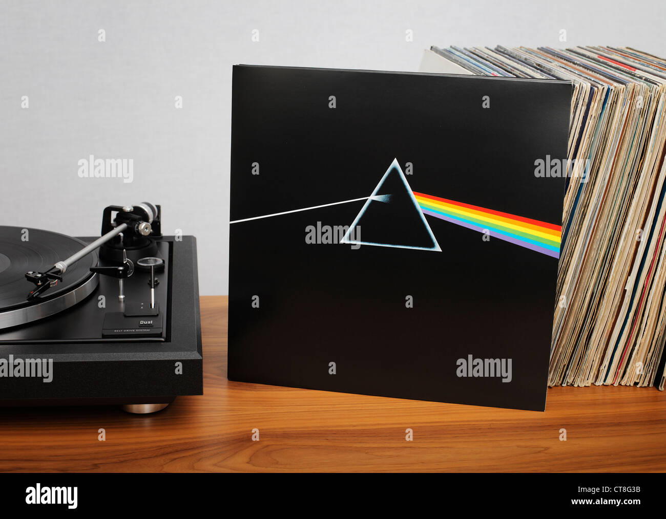 Il lato oscuro della Luna è l'ottavo album in studio di inglese progressive rock band Pink Floyd, rilasciato nel mese di marzo 1973. Foto Stock