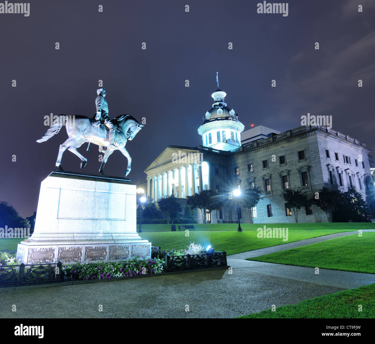 Il South Carolina State House di Columbia. Foto Stock