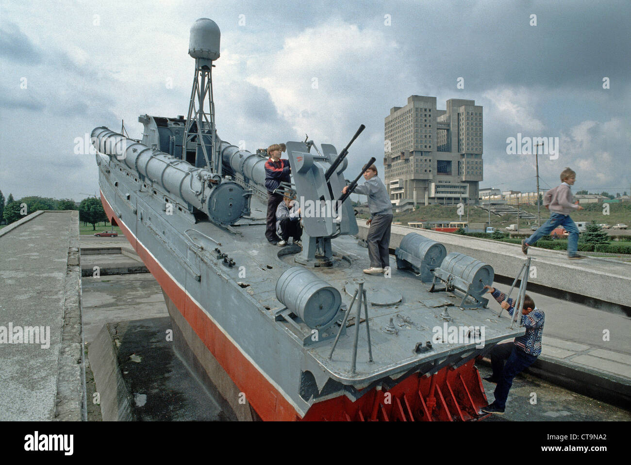 Il motoscafo dalla seconda guerra mondiale, Kaliningrad, Russia Foto Stock