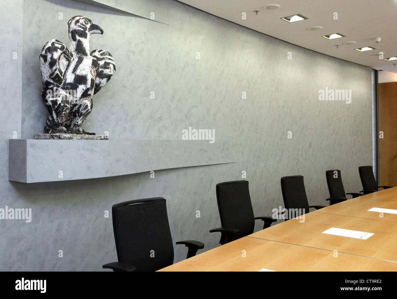 Karlsruhe - l'aula del tribunale federale Foto Stock
