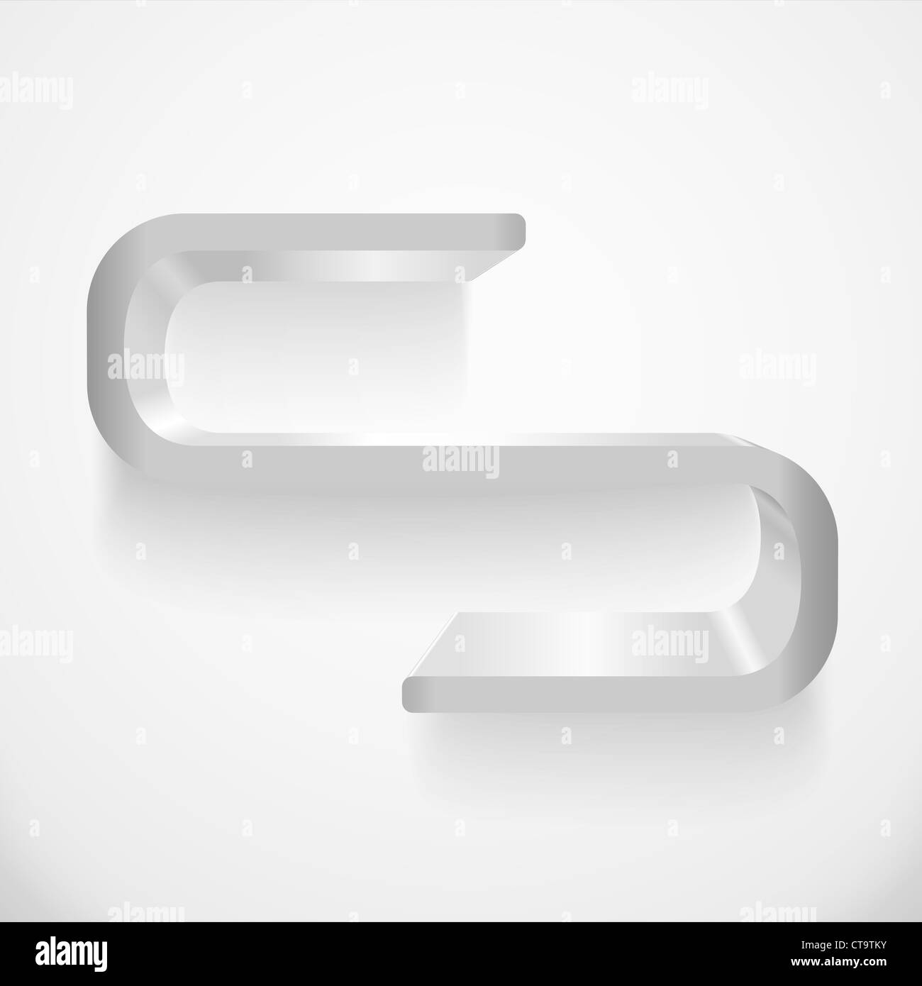 Ripiano, vettoriale EPS10 illustrazione Foto Stock