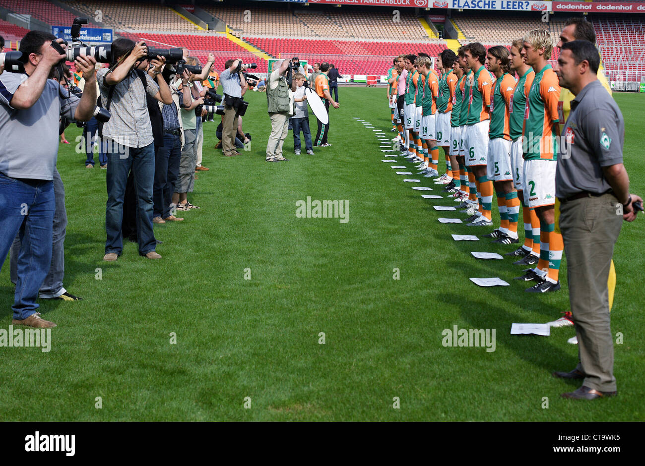 Foto del team del football club Bundesliga Werder Brema Foto Stock