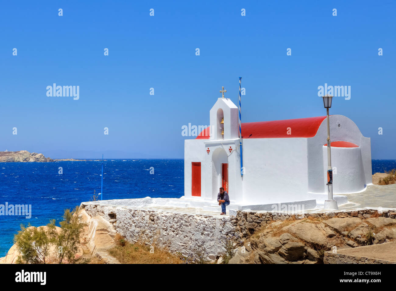 Agios Babis, Mykonos Chora, a Mykonos, Grecia Foto Stock