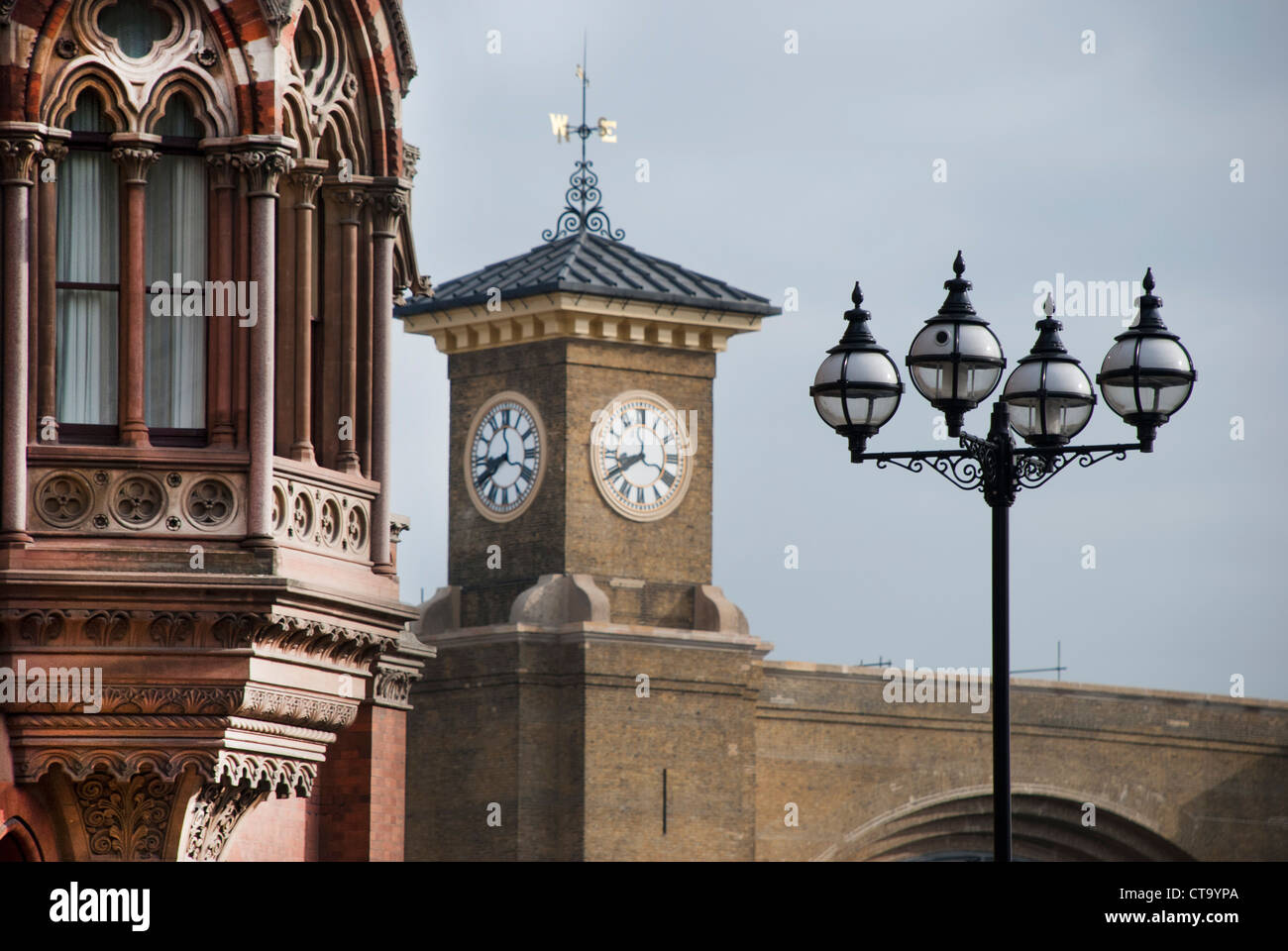 King's Cross St Pancras transport interchange Foto Stock