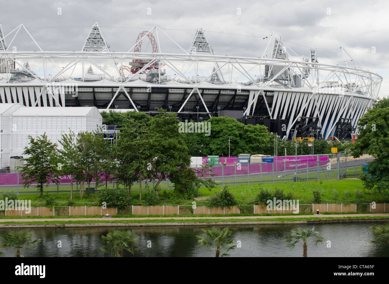 Stadio Olimpico Park 2012 Olimpiadi di Londra Gran Bretagna UK Luglio 2012 Foto Stock
