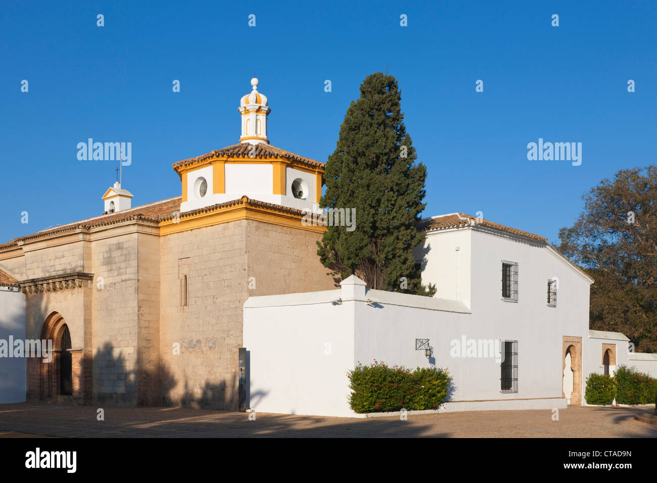 La Rabida Monastero, Palos de la Frontera, provincia di Huelva, Andalusia, Spagna meridionale. Foto Stock