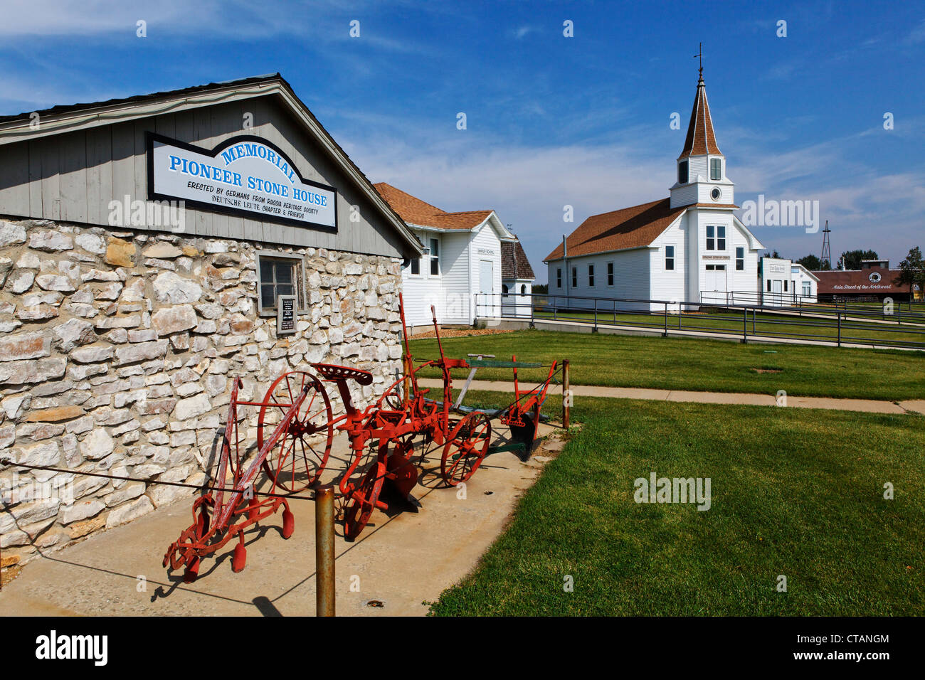 Aria Aperta Heritage Centre, Dickinson, Stark County, il Dakota del Nord, STATI UNITI D'AMERICA Foto Stock