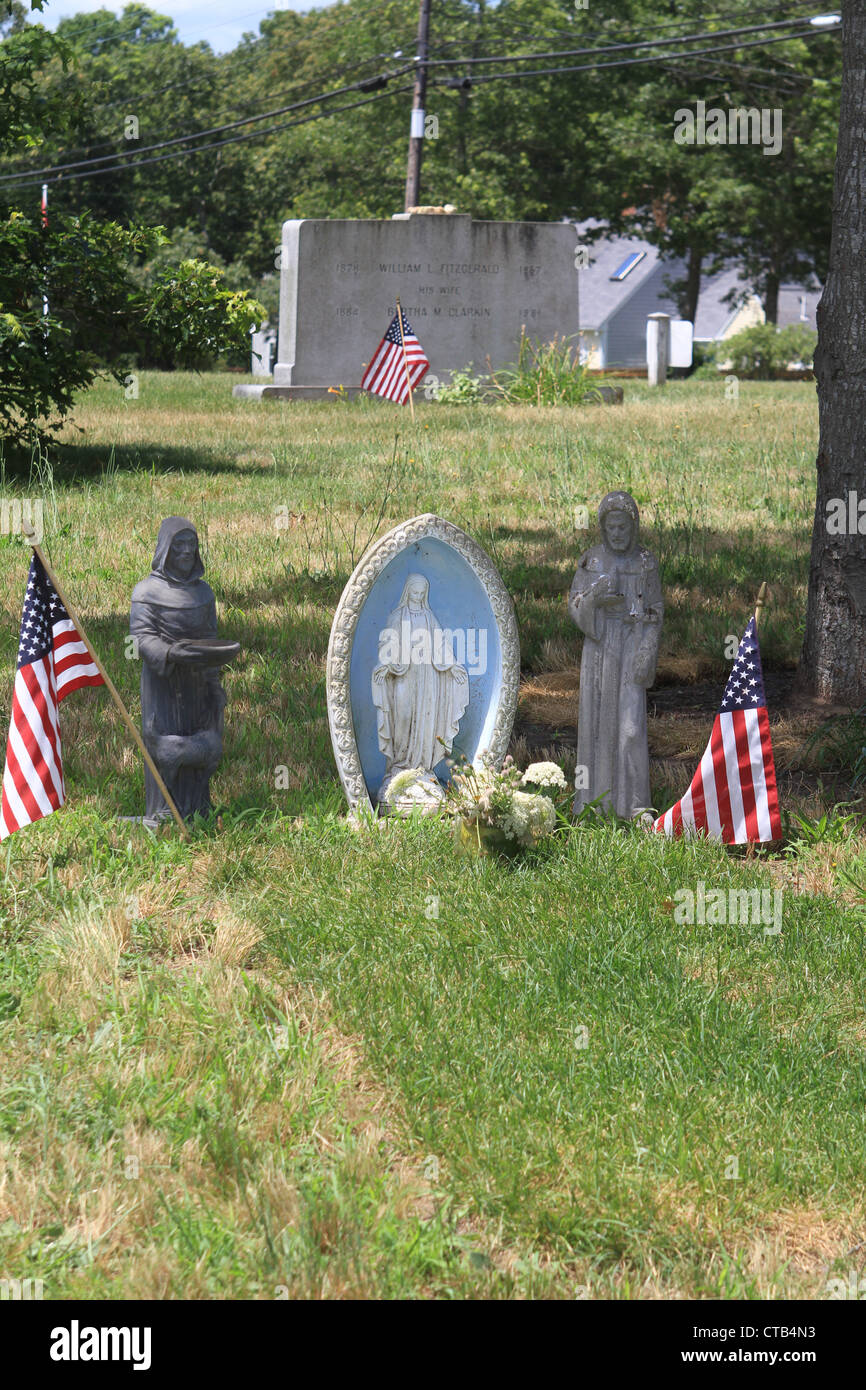 Maria Kennedy's grave-sito in Centreville, messa. Moglie di Robert Kennedy Jr., ha commesso il suicide in 2012. Foto Stock