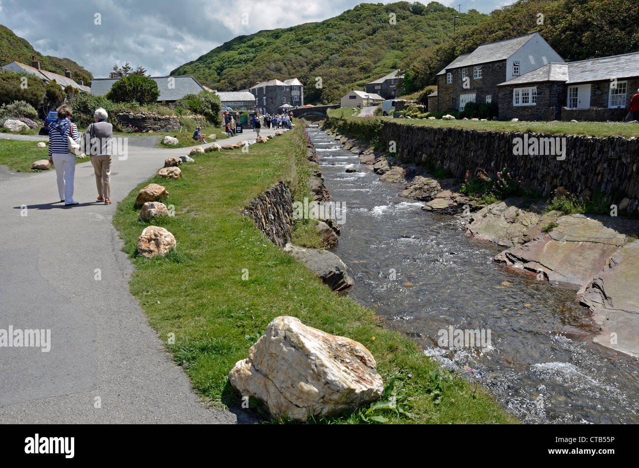 Boscastle Cornwall Inghilterra Foto Stock