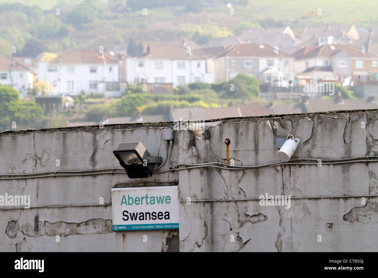 Swansea stazione ferroviaria, Galles del Sud Foto Stock