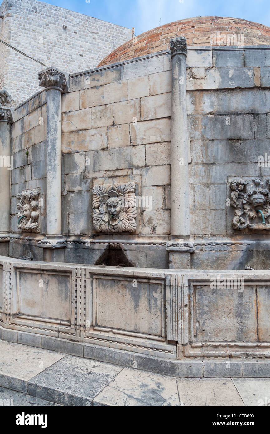 Onofrio fontana di Dubrovnik Foto Stock