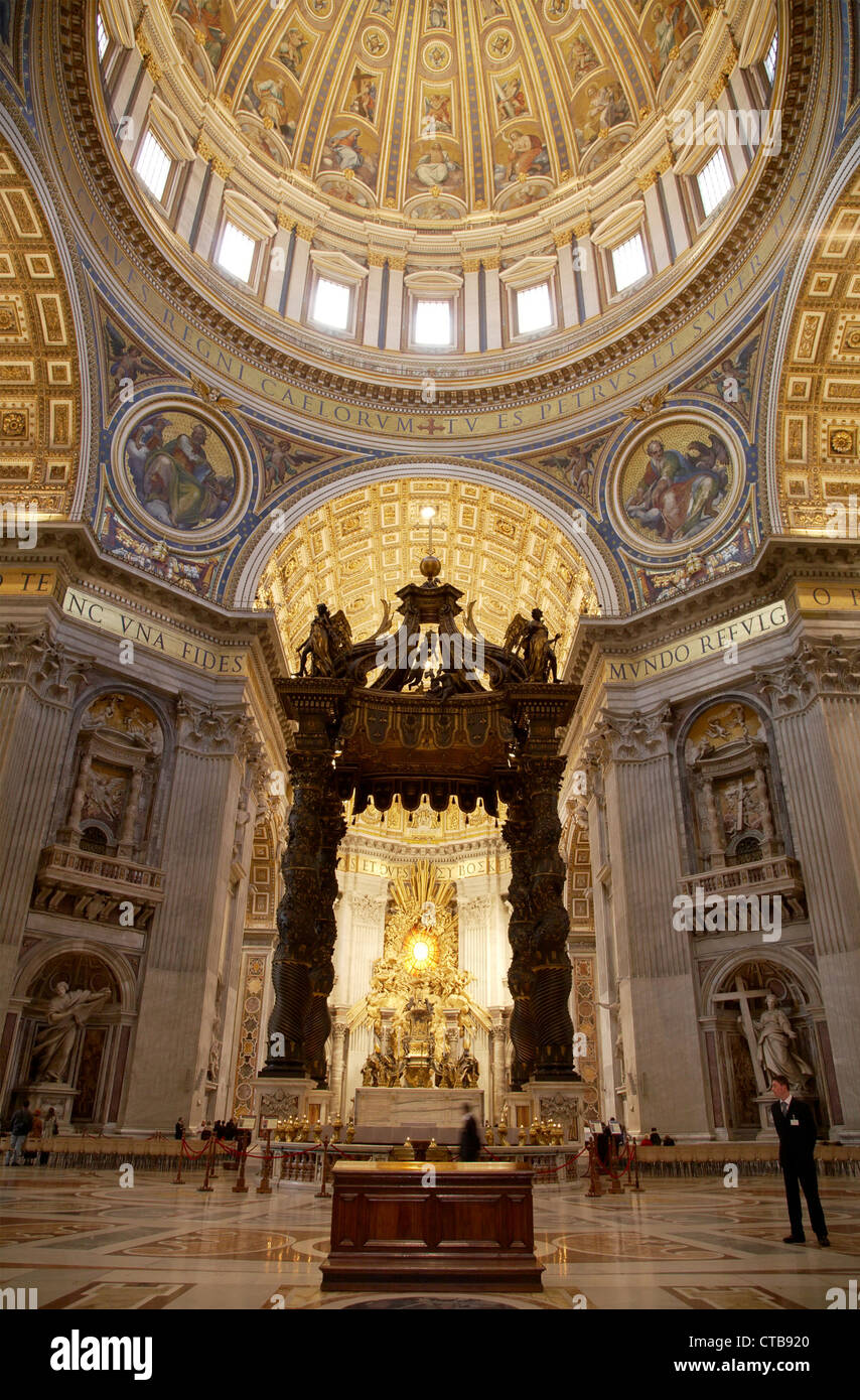 Interno della cupola di San Pietro (Basilica di San Pietro Città del