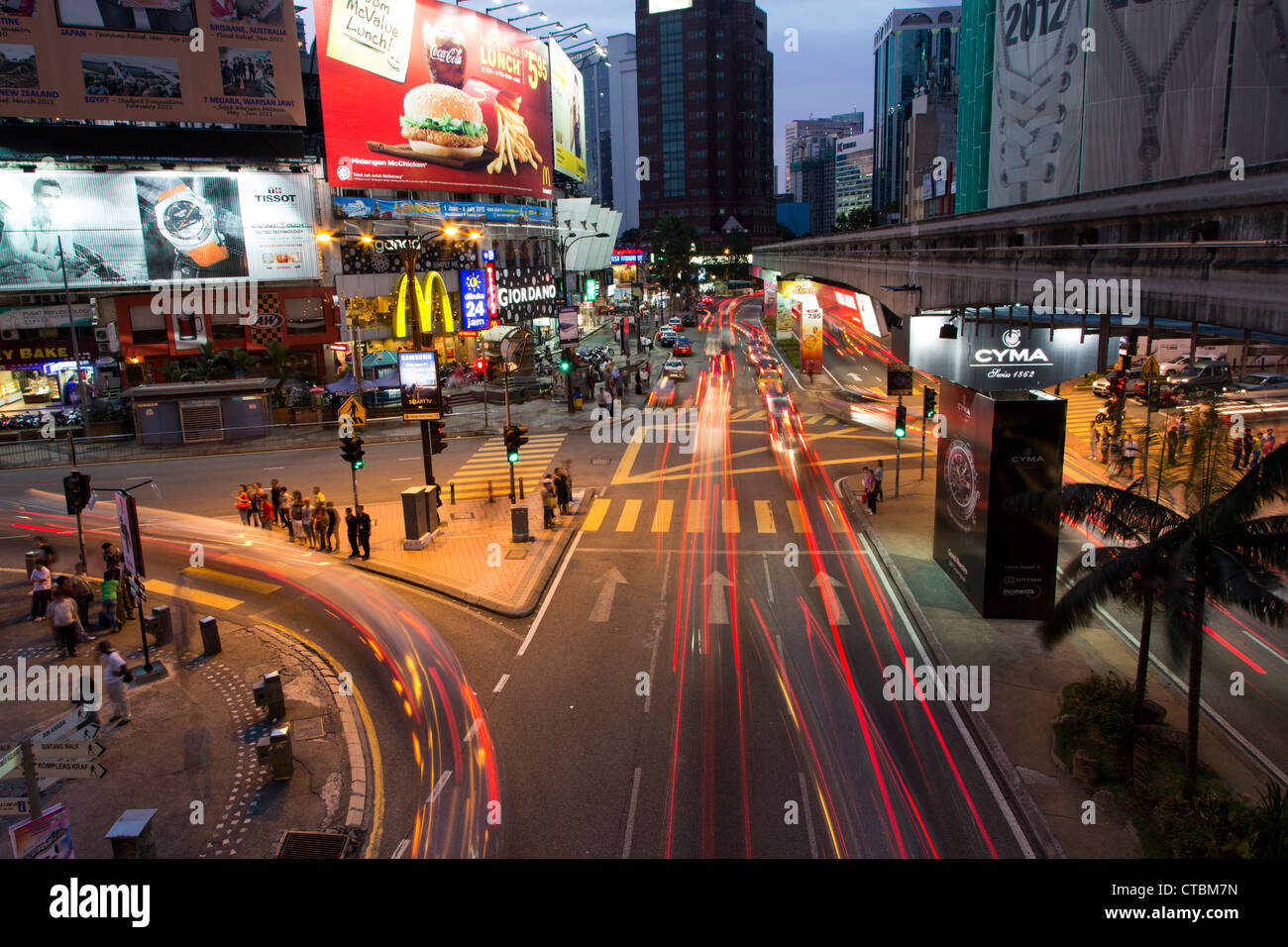 Il Bukit Bintang, Kuala Lumpur, Malesia Foto Stock