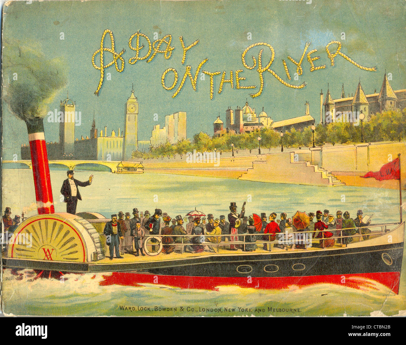 Un giorno sul Fiume pubblicato da Ward, bloccare, Bowden & Co. Foto Stock