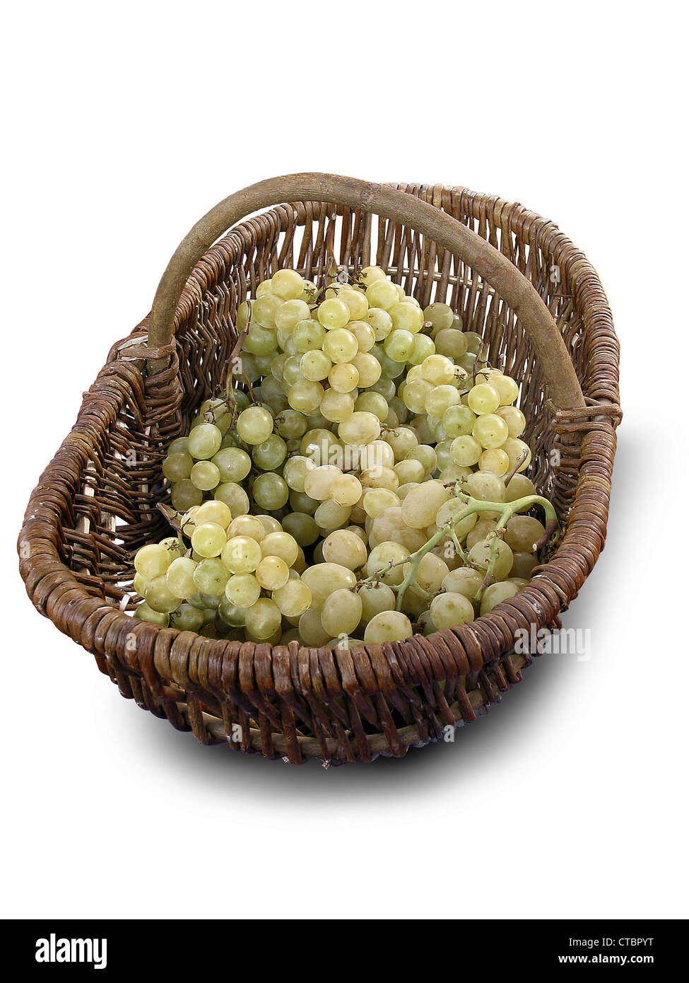 Uva in cestino Foto Stock