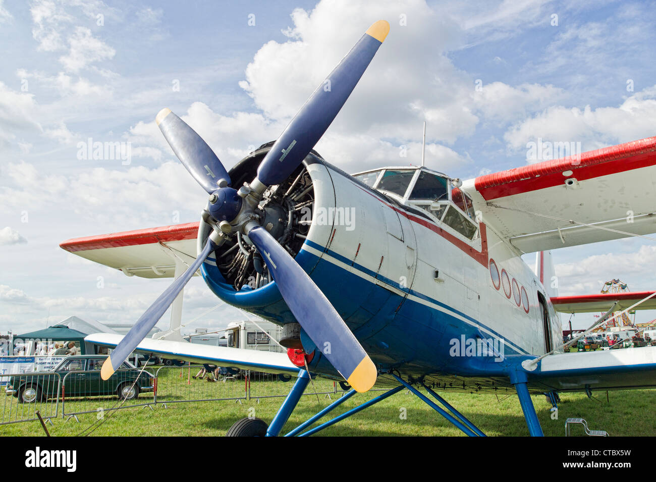 Antonov An-2 progettato russo biplano Foto Stock