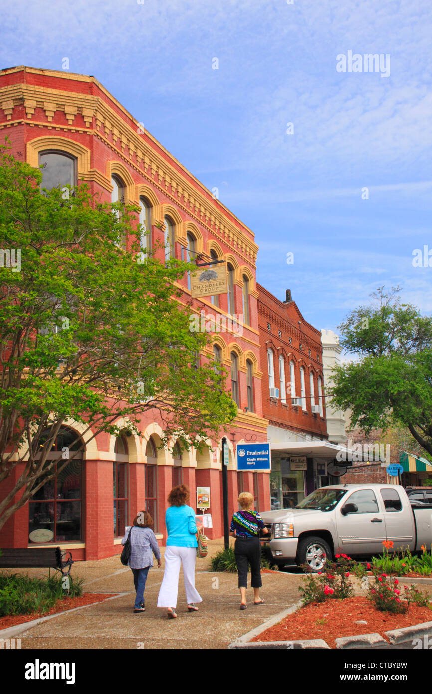 Centro storico, Fernandina Beach, Florida, Stati Uniti d'America Foto Stock