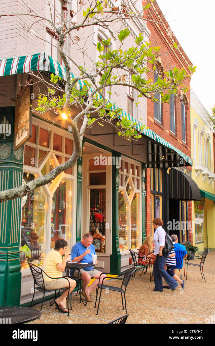 Centro storico, Fernandina Beach, Florida, Stati Uniti d'America Foto Stock