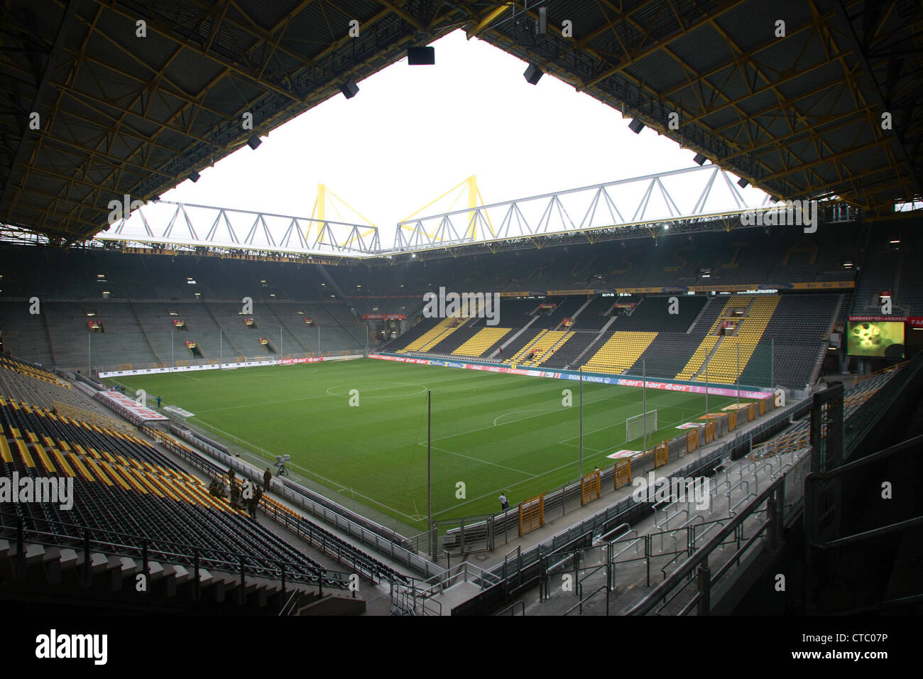 Westfalen Stadium di Dortmund Foto Stock
