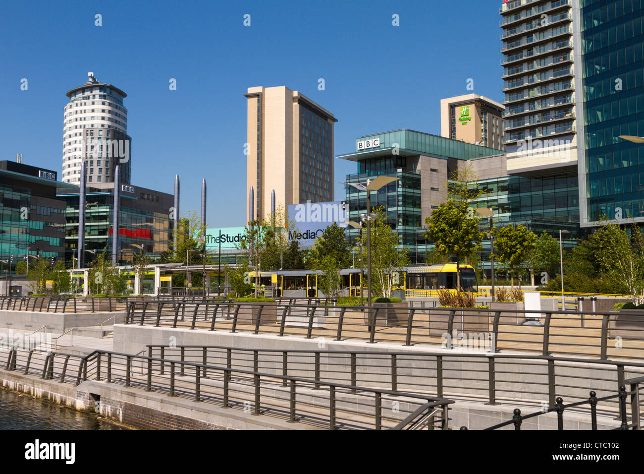 Mediacity, Salford Quays, Manchester, Inghilterra Foto Stock