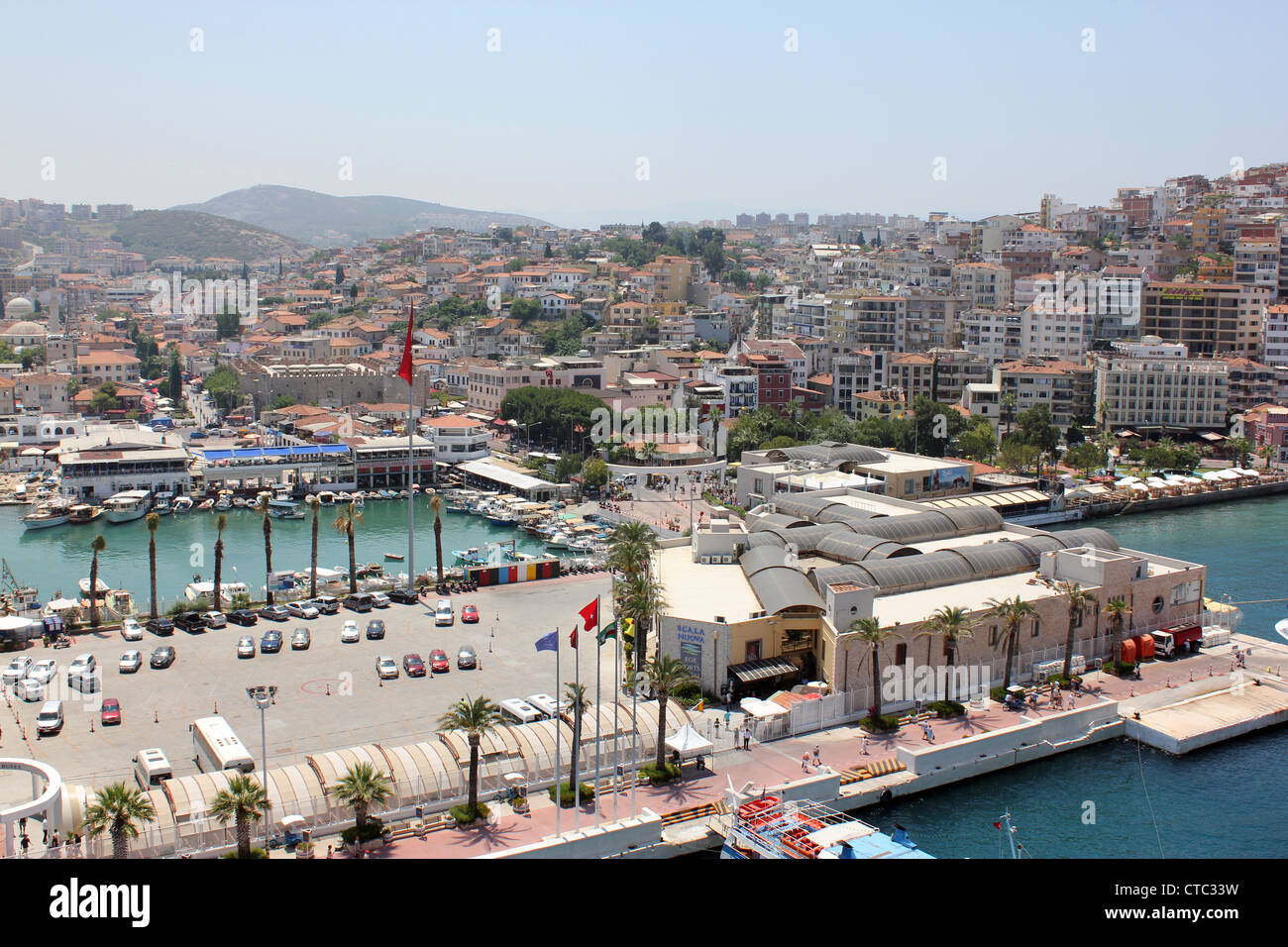 Kuşadası località di villeggiatura, Turchia Foto Stock
