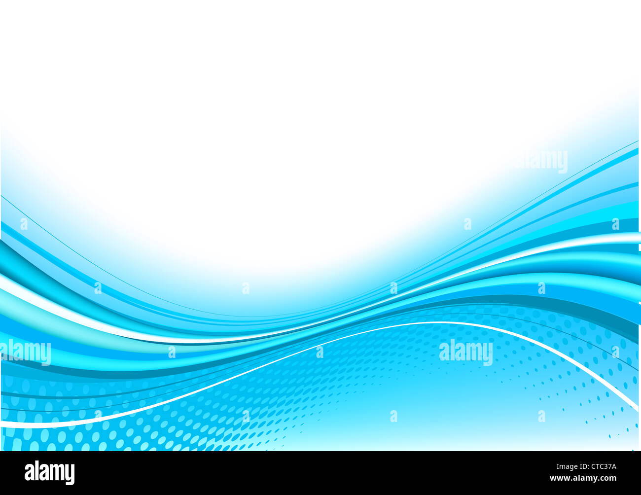 Illustrazione Vettoriale Blue abstract techno sfondo con punti linee curve grande per gli sfondi su più livelli in altre immagini del testo Foto Stock