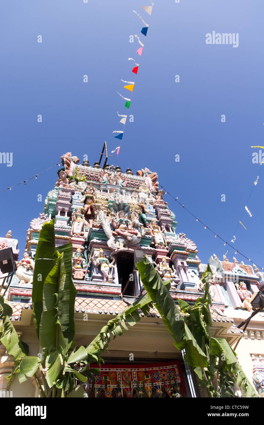 Arulmigu Sri Mahamariamman Tempio è il più antico tempio indù di Penang, Malaysia. Foto Stock