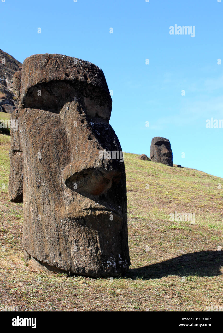 Isola di Pasqua, Isola di Pasqua statue, Cile Foto stock - Alamy