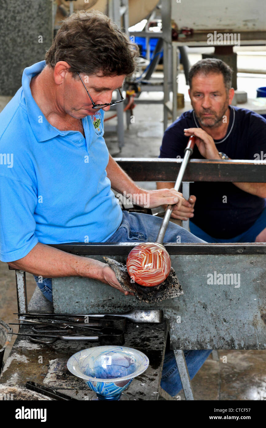 4119. Isola di Wight Studio Vetro, Isle of Wight, Regno Unito Foto Stock