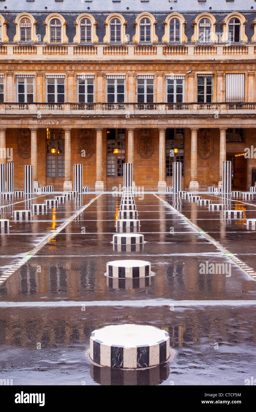 Serata al Palais Royal di Parigi Francia Foto Stock