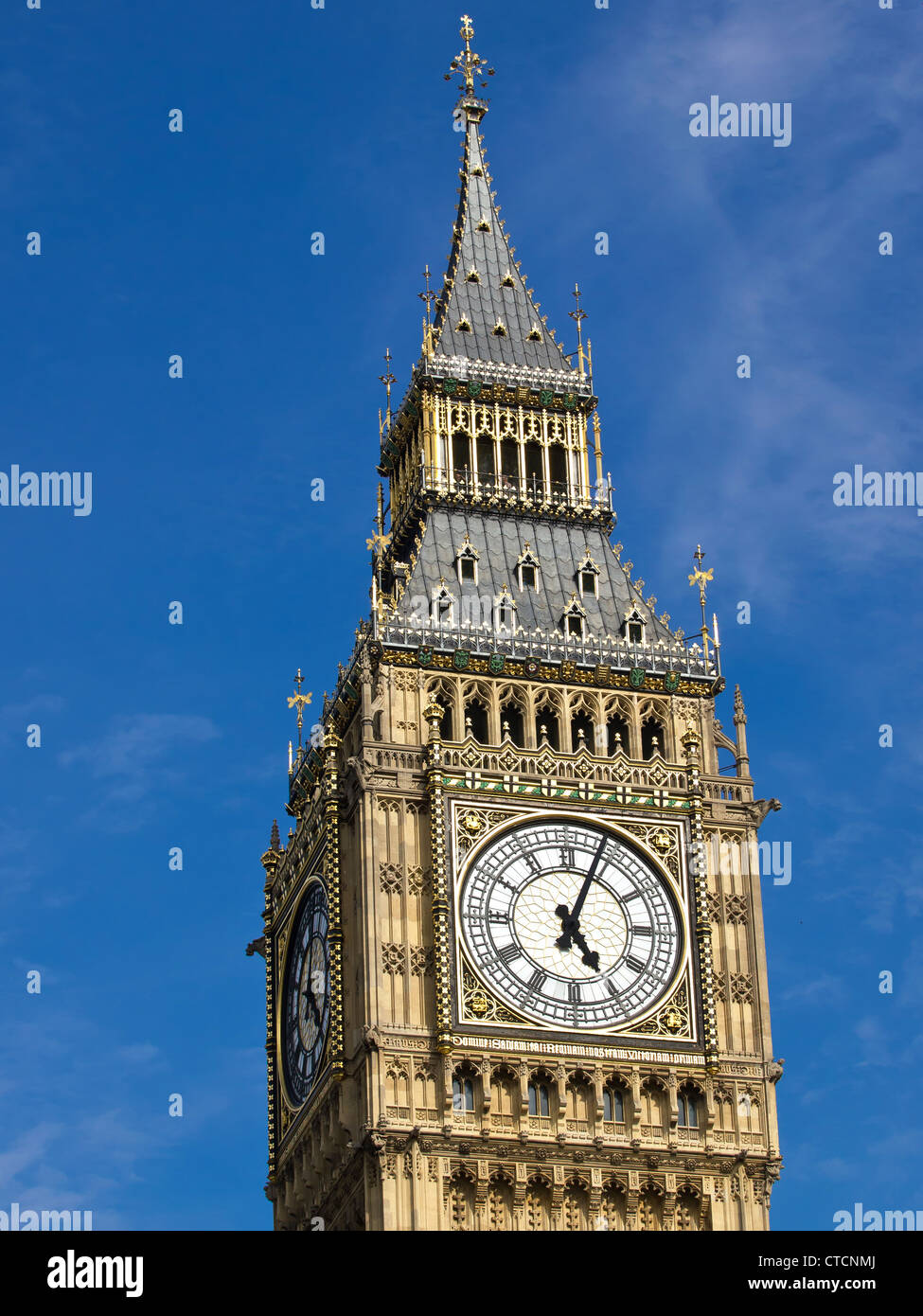 Big Ben clock tower in London REGNO UNITO Foto Stock