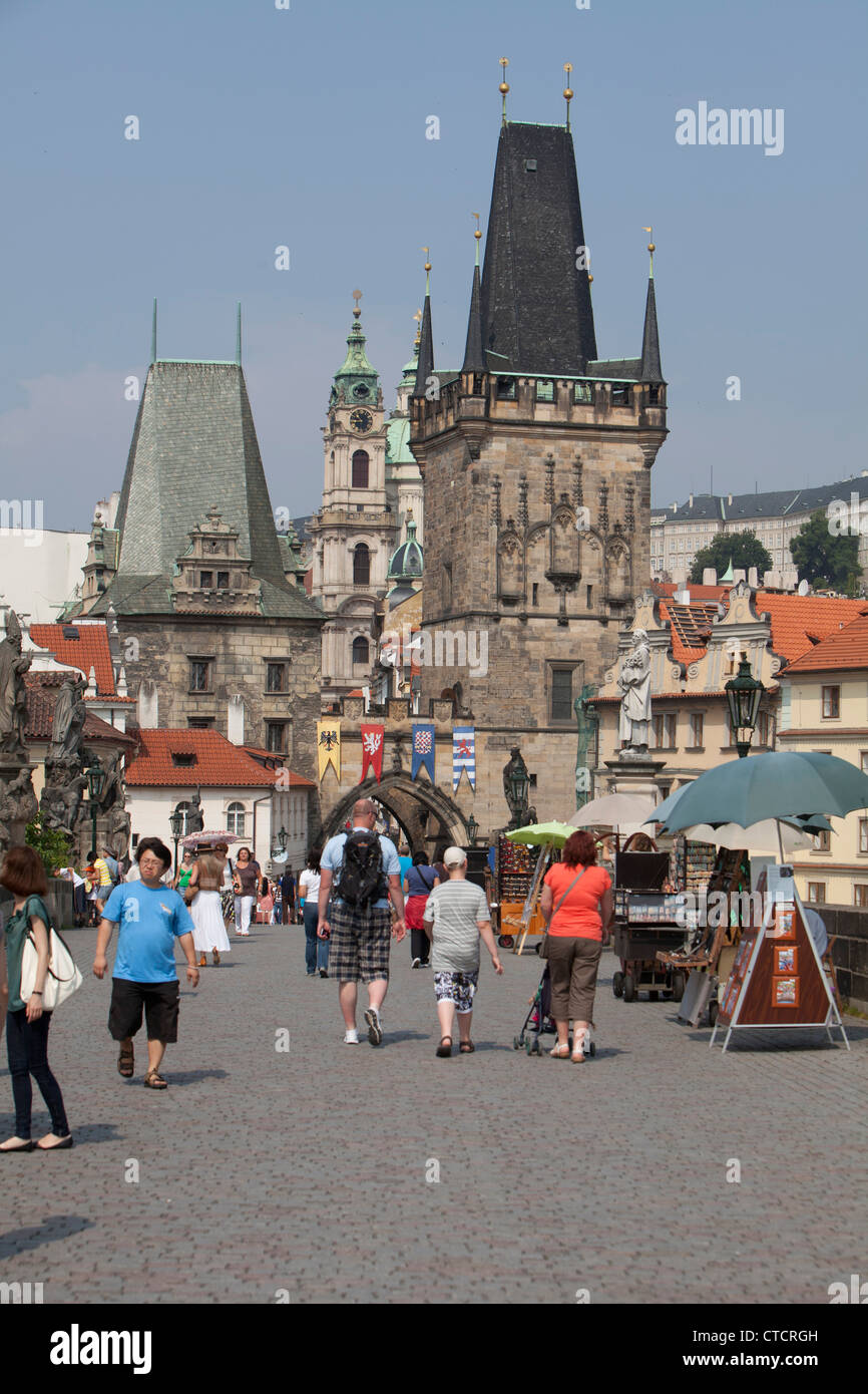 Repubblica ceca, edifici, Praga, città, architettura, arte, monumenti, alloggiamento, turismo, scena, urban Foto Stock