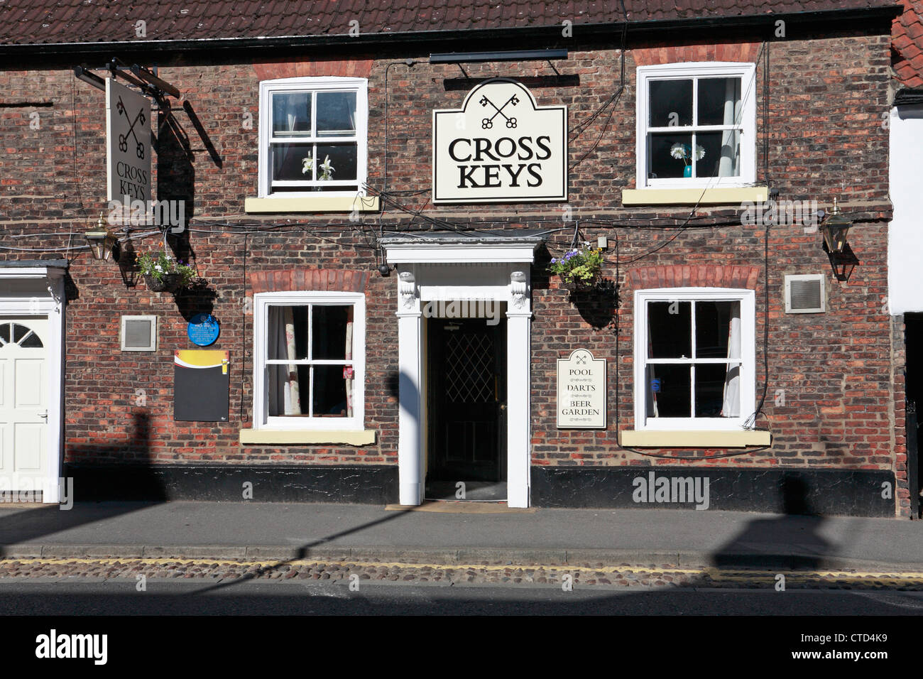 Cross Keys public house, Thirsk, North Yorkshire, Inghilterra, Regno Unito. Foto Stock