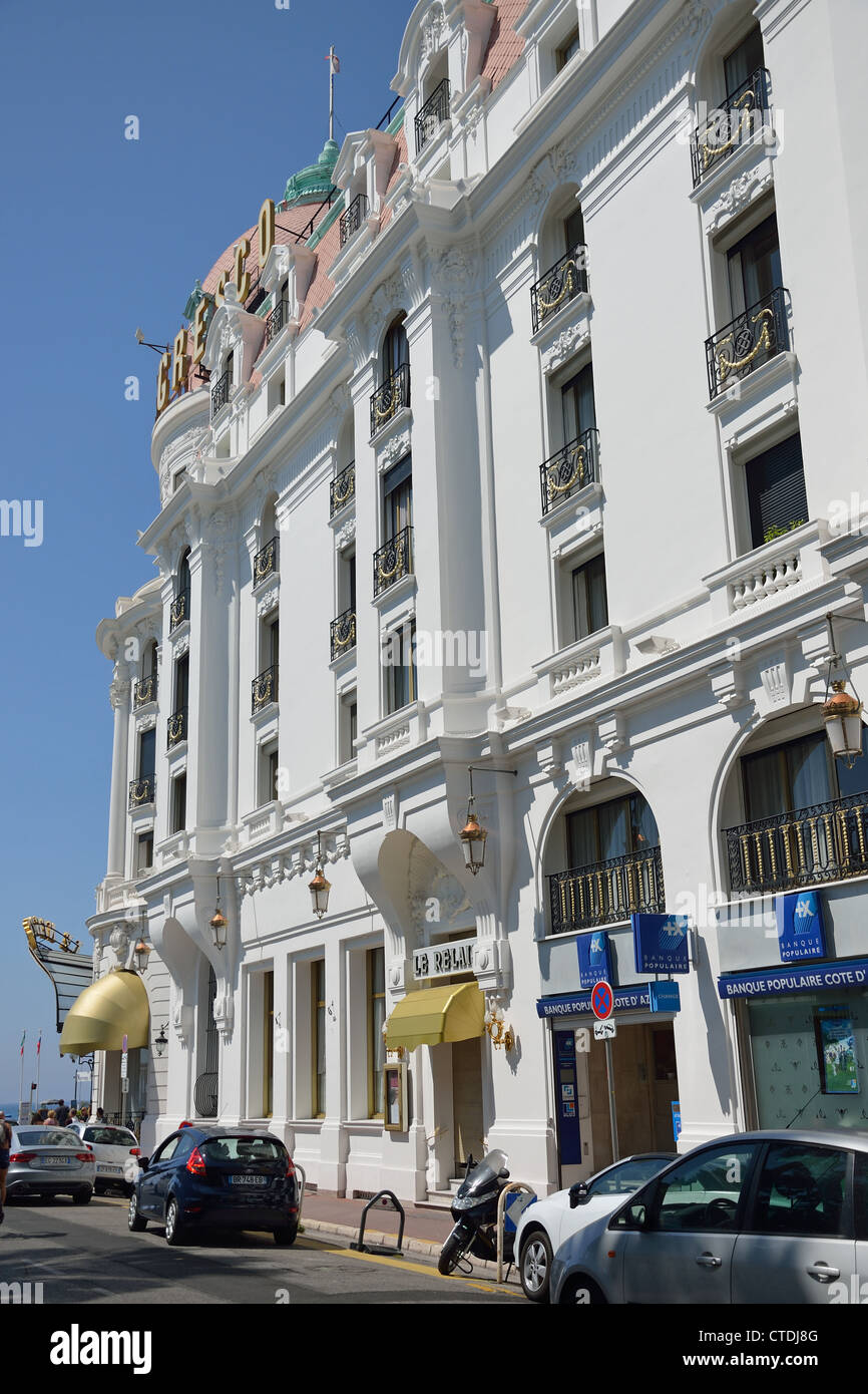 Le Negresco Hotel, Promenade des Anglais, Nizza Côte d'Azur, Alpes-Maritimes, Provence-Alpes-Côte d'Azur, in Francia Foto Stock