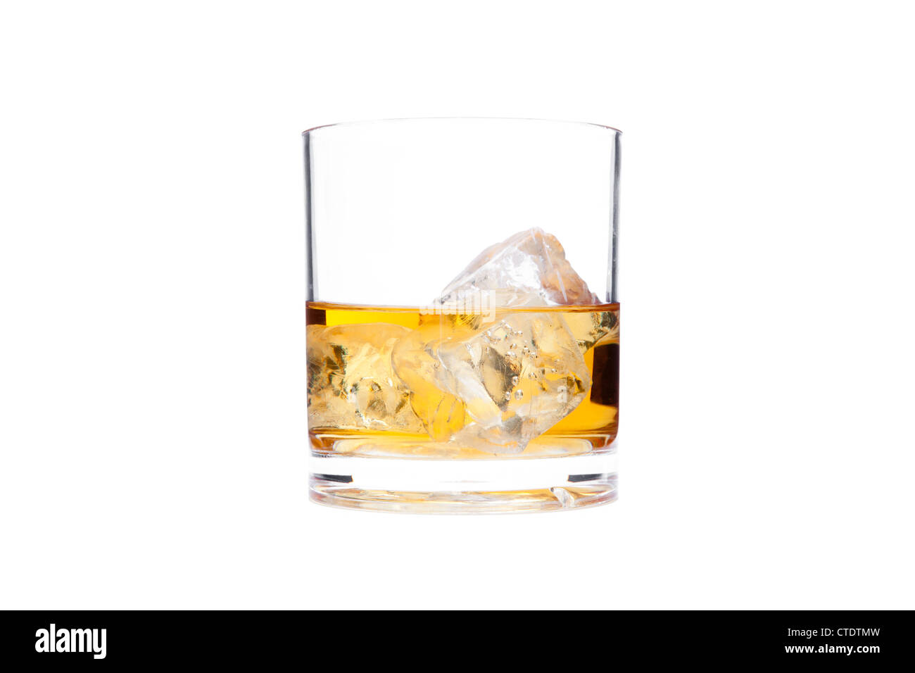 Un bicchiere di Whiskey Foto Stock