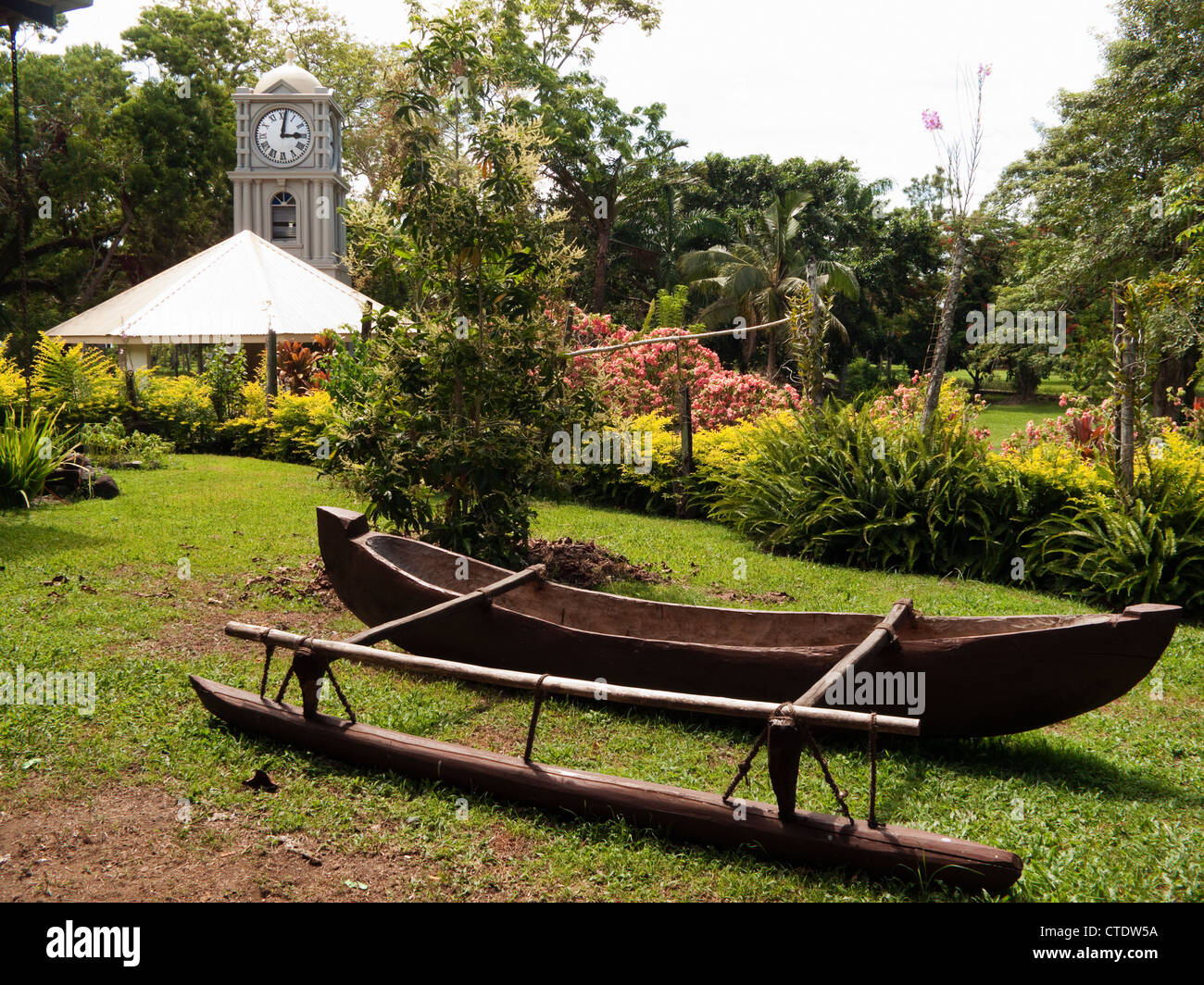 La Suva, Isole Figi; Thurston Giardini Botanici Foto Stock