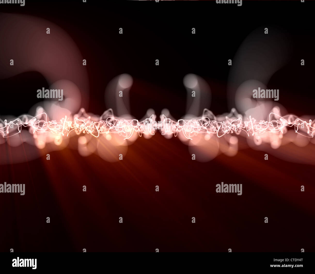 Red forma di fulmine Foto Stock